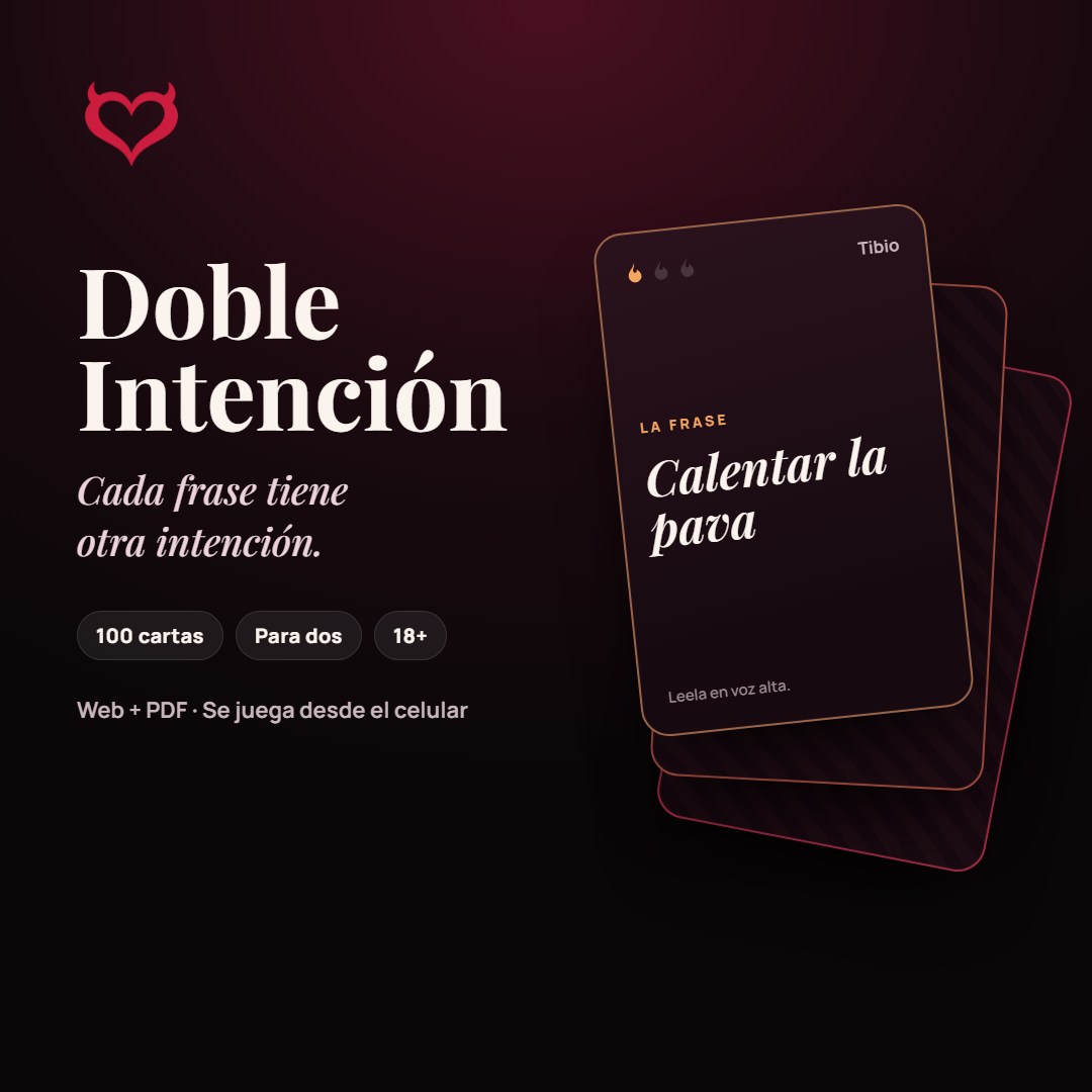 Doble Intención: 100 cartas para dos